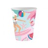 Gobelets en papier Summer Surfing 6 pièces 250 ml