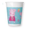 Ensemble de gobelets en plastique Peppa Pig Messy Play, 8 pièces, 200 ml