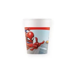 Gobelets en papier Spiderman Crime Fighter 8 pièces 200 ml FSC