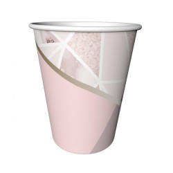 Party Rose Chic Pink paper cup 6 pcs 240 ml