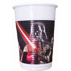 Gobelets en plastique Star Wars Lightsaber 8 pièces 200 ml