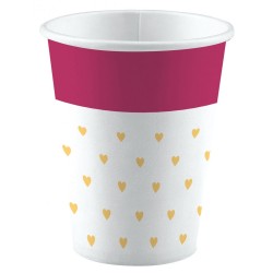 Love Everyday paper cup 8 pcs 250 ml