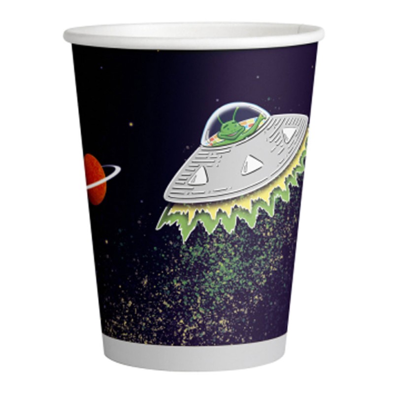 Space Space paper cup 8 pcs 250 ml