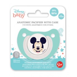 Disney Mickey  baby pacifier with play and sleep functions with case