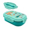 Animals sandwich box + cutlery set