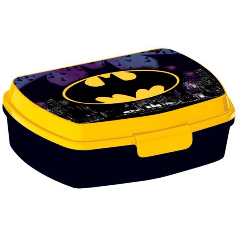 Batman Bat Signal funny plastic sandwich box