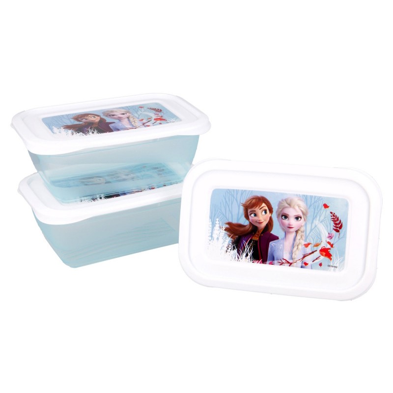 Disney Frozen plastic food container set of 3