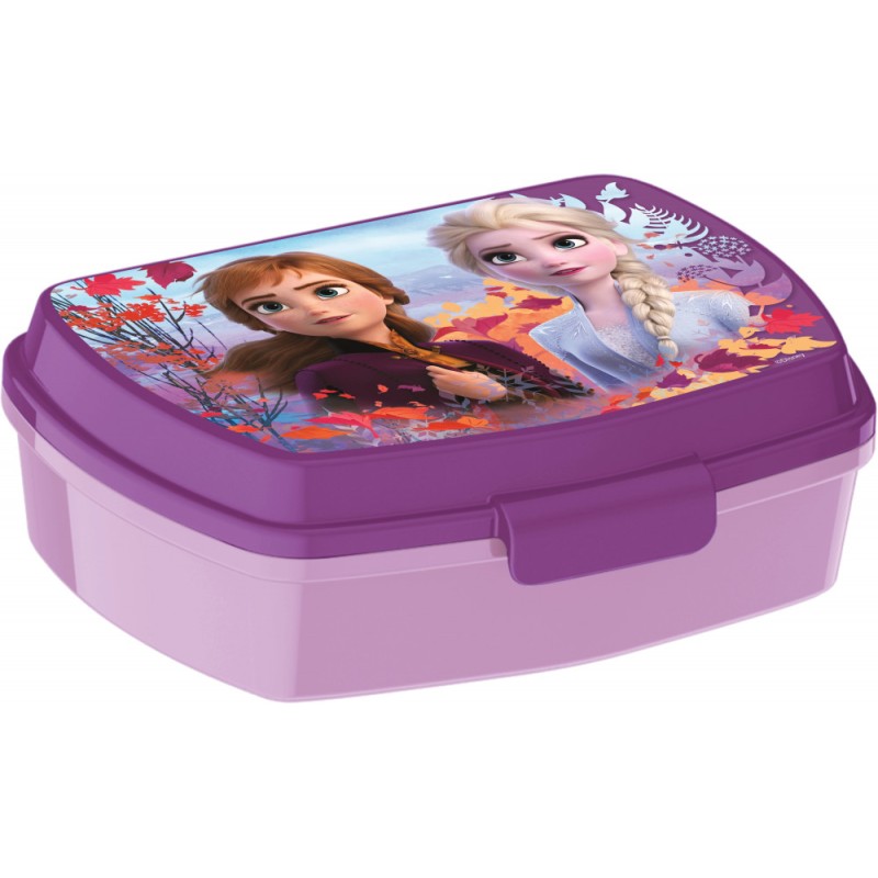 Disney Frozen Purple funny Plastic Sandwich Box