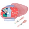 Disney Minnie  Summer sandwich box + cutlery set