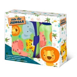 Jungle sandwich box + aluminum bottle set