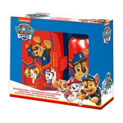 Coffret lunch box + bouteille en aluminium Paw Patrol Action