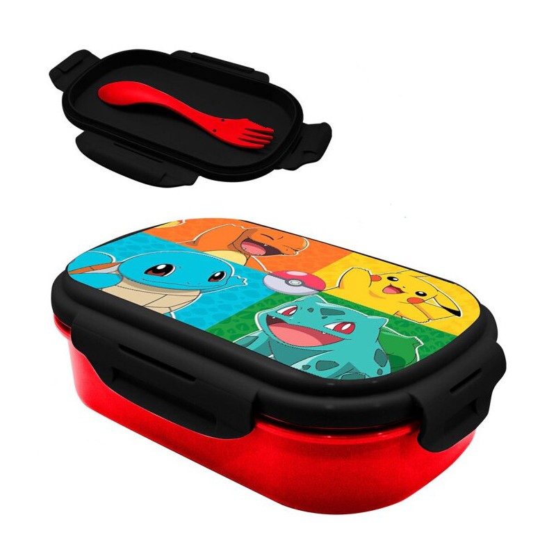 Pokémon Sandwich box + cutlery set