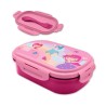 Fairy princess sandwich box + cutlery set