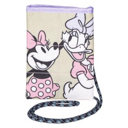 Étui pour téléphone portable Disney Minnie Daisy, poche latérale 18 cm