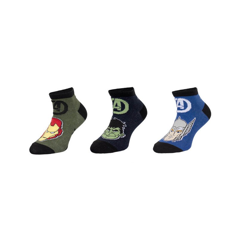 Avengers children's no-show socks 27/30