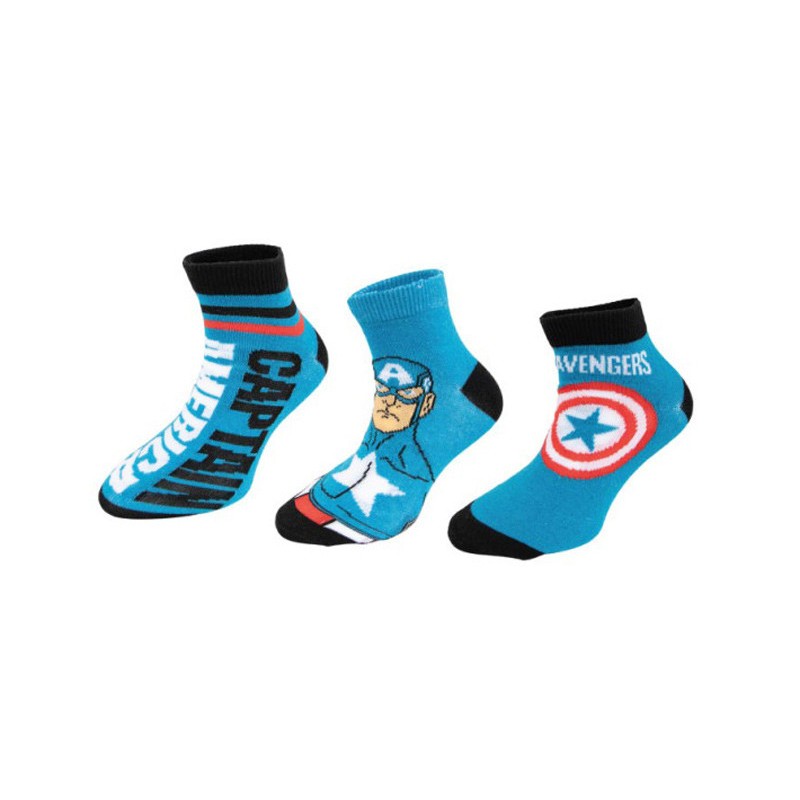 Avengers children's no-show socks 31/34