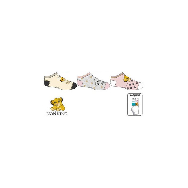 Disney The Lion King Kids' Ankle Socks 27/30