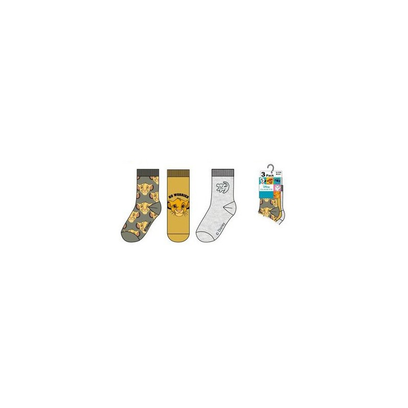 Disney The Lion King Kids Socks 27/30