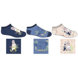 Disney Frozen children's sneaker socks 31/34