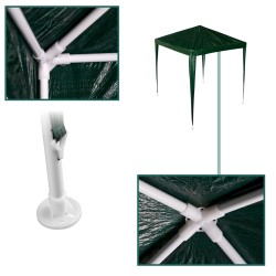 Commercial event pavilion tent green 2x2