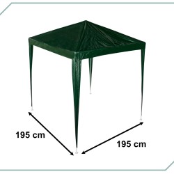 Commercial event pavilion tent green 2x2