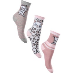 Chaussettes pour enfants à pois guépards Disney Marie 27/30