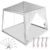 Tent pavilion gazebo garden party commercial White 2X2m
