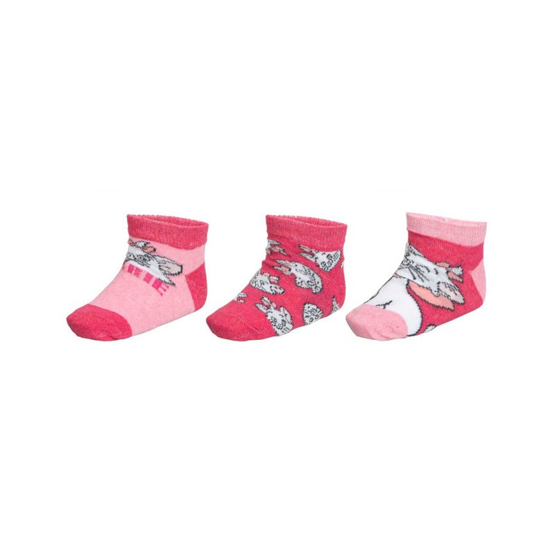 Disney Marie cat kids' no-show socks 27/30