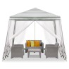 Tent pavilion gazebo garden party commercial White 2X2m