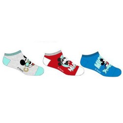 Disney Mickey  kids no-show socks 23/26