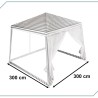 Tent pavilion gazebo garden party commercial White 2X2m