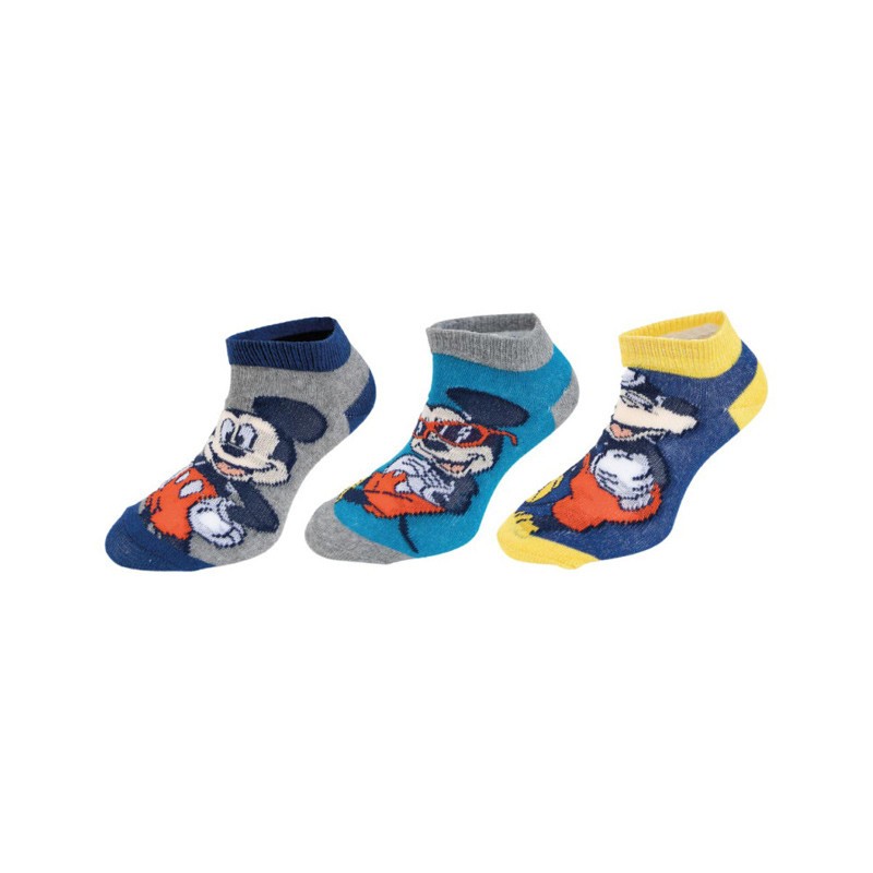 Disney Mickey  kids no-show socks 27/30