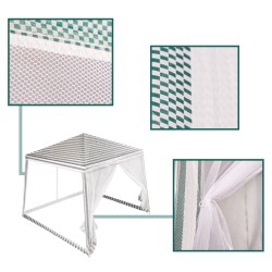 Tent pavilion gazebo garden party commercial White 2X2m