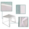 Tent pavilion gazebo garden party commercial White 2X2m