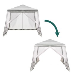 Tent pavilion gazebo garden party commercial White 2X2m