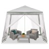 Tent pavilion gazebo garden party commercial White 2X2m