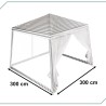 Tent pavilion gazebo garden party commercial White 2X2m