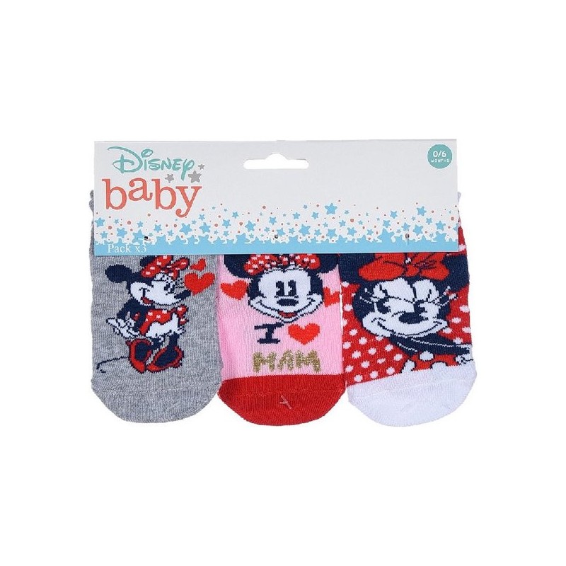 Disney Minnie  baby socks 0/6 months