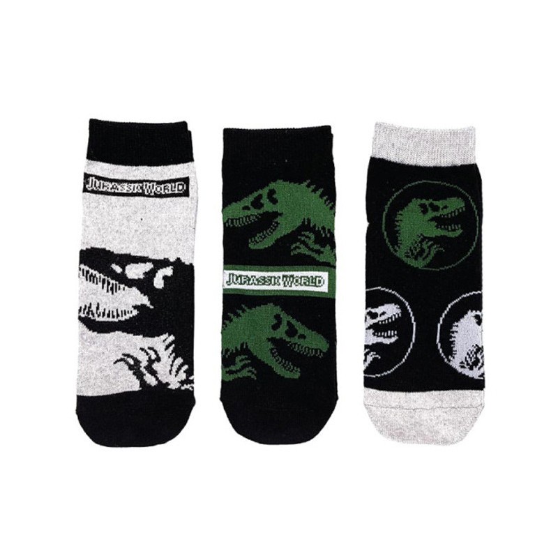 Chaussettes baskets pour enfants Jurassic World 27/30