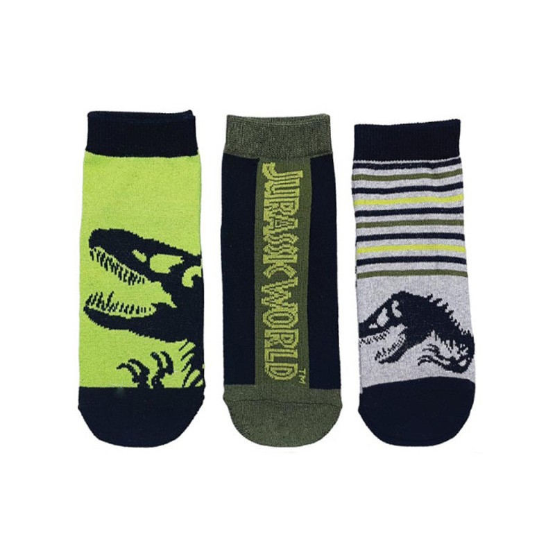 Jurassic World kids no-show socks 27/30