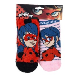 Chaussettes épaisses antidérapantes pour enfants Miraculous Tales of Ladybug et Chat Noir 23/26