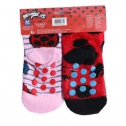 Chaussettes épaisses antidérapantes pour enfants Miraculous Tales of Ladybug et Chat Noir 23/26