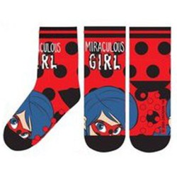 Chaussettes épaisses antidérapantes pour enfants Miraculous Tales of Ladybug et Chat Noir 31/34