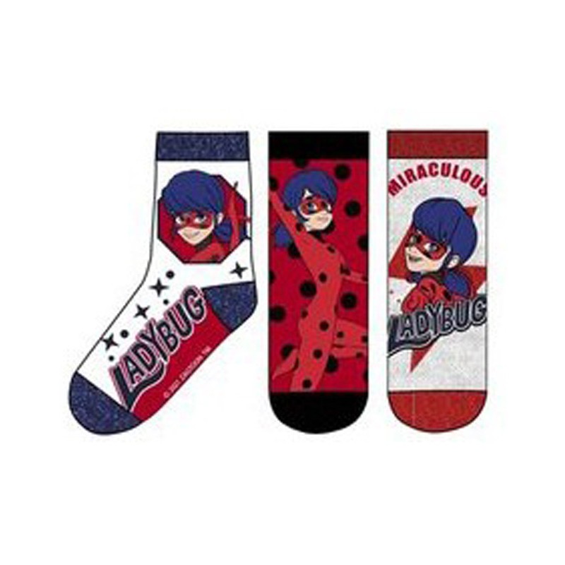 Miraculous Ladybug children's socks 23/26