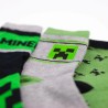 Minecraft Creeper kids socks 31/34