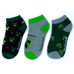 Minecraft kids low cut socks 23/26