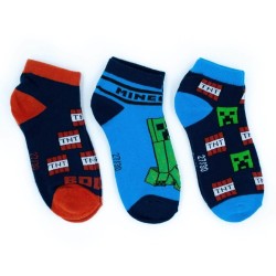 Minecraft children's no-show socks 23/26