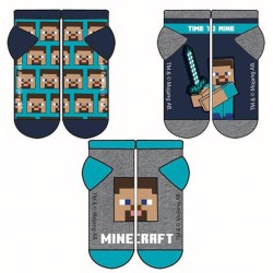 Minecraft children's ankle socks 27/30