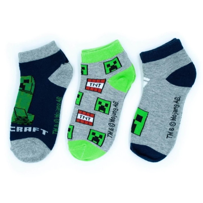 Minecraft children's invisible socks 31/34