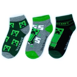 Minecraft kids no-show socks 35/38